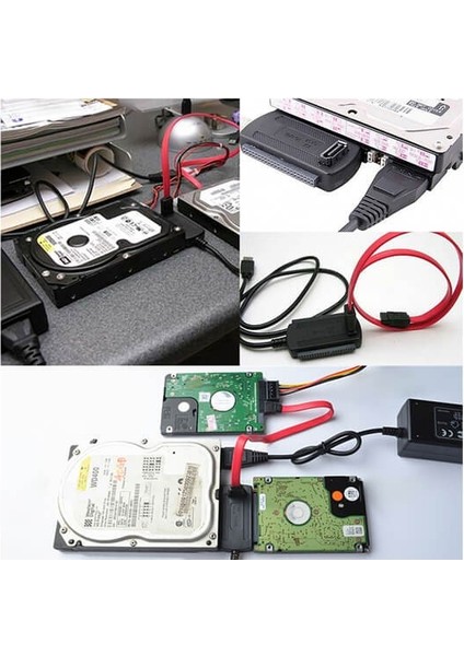 USB Ide Sata Çevirici Dönüştürücü HDD Ddv Rw Çevirici USB To Ide Sata Adaptör indirimleri