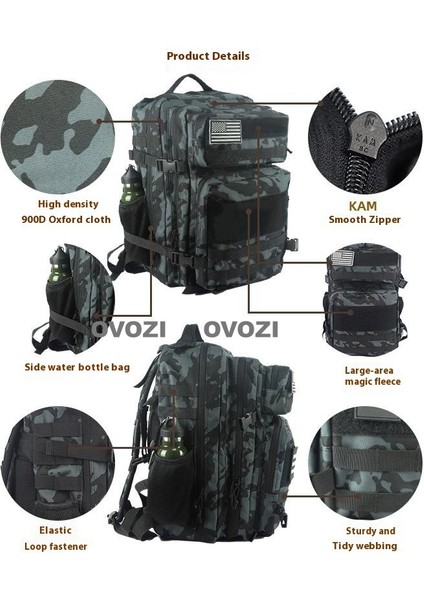 Ovozı Büyük Kapasiteli Açık Hava Yürüyüş Çantası Yürüyüş Sırt Çantası (Yurt Dışından) fiyatları