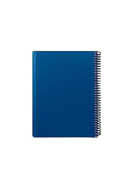Ofis Serisi, A4, 6 Konulu (3, 3 Çizgili) 180 Yaprak Pp Kapaklı Spiralli Defter, Lacivert modelleri