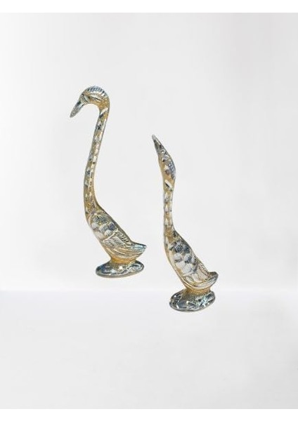 Işlemeli Dekoratif Biblo Seti - 2'li