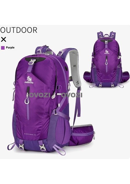 Ovozı 55*33*19CM Dağcılık Çantası 40L Büyük Kapasiteli Açık Hava Yürüyüş Spor Sırt Çantası (Yurt Dışından)