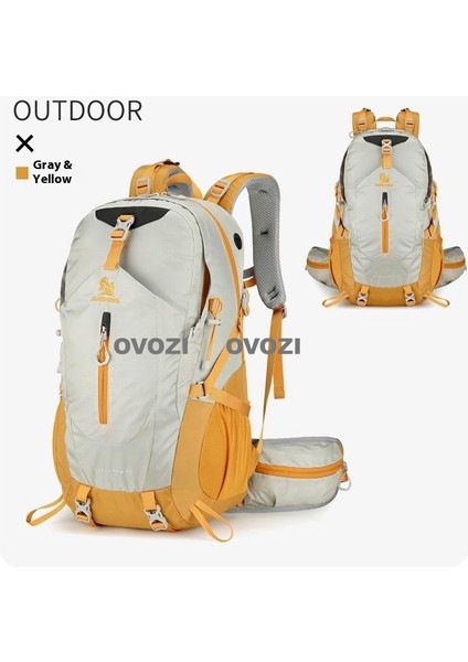 Ovozı 49*31*19CM Dağcılık Çantası 30L Büyük Kapasiteli Açık Hava Yürüyüş Spor Omuz Çantası (Yurt Dışından)