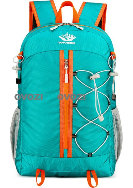 Ovozı 44CM Katlanabilir Büyük Kapasiteli Bisiklet Çantası 25L Açık Yürüyüş Dağcılık Çantası Seyahat Eğlence Sırt Çantası (Yurt Dışından)