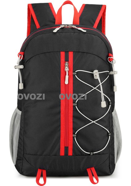 Ovozı 44CM Katlanabilir Büyük Kapasiteli Bisiklet Çantası 25L Açık Yürüyüş Dağcılık Çantası Seyahat Eğlence Sırt Çantası (Yurt Dışından)