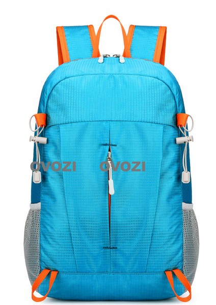 Ovozı 44CM Katlanabilir Büyük Kapasiteli Bisiklet Çantası 25L Açık Yürüyüş Dağcılık Çantası Seyahat Eğlence Sırt Çantası (Yurt Dışından)