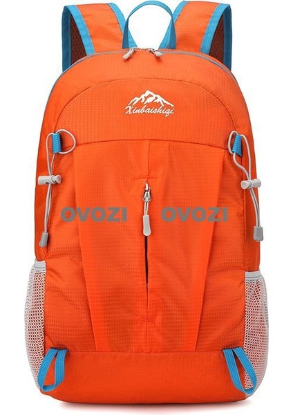 Ovozı 44CM Katlanabilir Büyük Kapasiteli Bisiklet Çantası 25L Açık Yürüyüş Dağcılık Çantası Seyahat Eğlence Sırt Çantası (Yurt Dışından)