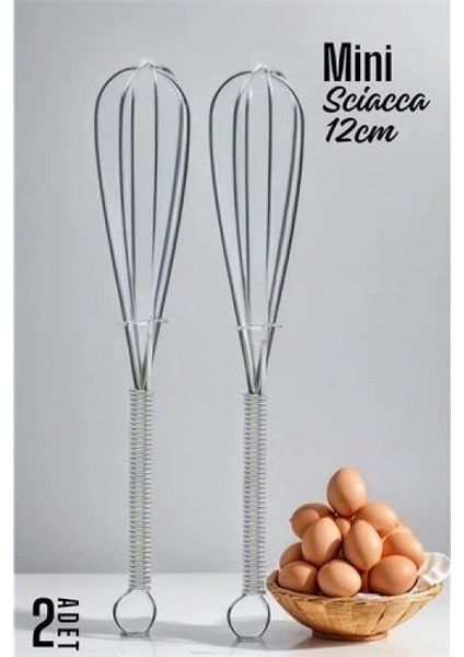 Sciacca Mini Çırpıcı Çelik 2 adet fiyatları