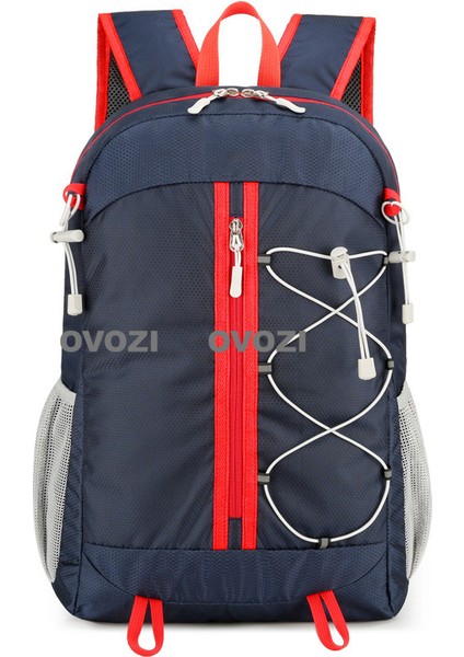 Ovozı 44CM Katlanabilir Büyük Kapasiteli Bisiklet Çantası 25L Açık Yürüyüş Dağcılık Çantası Seyahat Eğlence Sırt Çantası (Yurt Dışından)