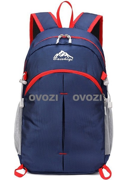 Ovozı 44CM Katlanabilir Büyük Kapasiteli Bisiklet Çantası 25L Açık Yürüyüş Dağcılık Çantası Seyahat Eğlence Sırt Çantası (Yurt Dışından)