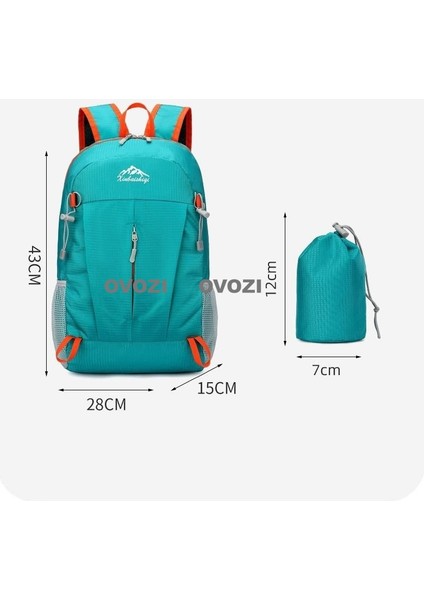 Ovozı 44CM Katlanabilir Büyük Kapasiteli Bisiklet Çantası 25L Açık Yürüyüş Dağcılık Çantası Seyahat Eğlence Sırt Çantası (Yurt Dışından) fiyatları