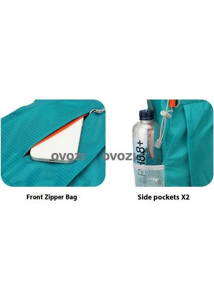 Ovozı 44CM Katlanabilir Büyük Kapasiteli Bisiklet Çantası 25L Açık Yürüyüş Dağcılık Çantası Seyahat Eğlence Sırt Çantası (Yurt Dışından) modelleri