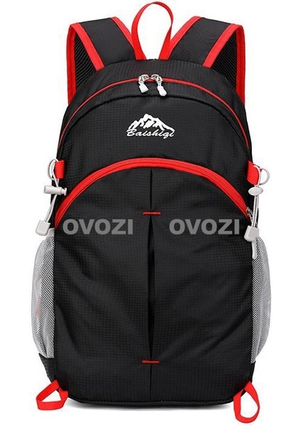 Ovozı 44CM Katlanabilir Büyük Kapasiteli Bisiklet Çantası 25L Açık Yürüyüş Dağcılık Çantası Seyahat Eğlence Sırt Çantası (Yurt Dışından)