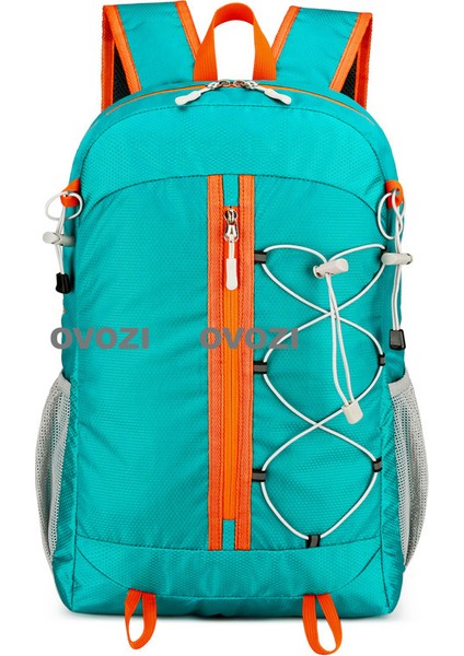 Ovozı 44CM Katlanabilir Büyük Kapasiteli Bisiklet Çantası 25L Açık Yürüyüş Dağcılık Çantası Seyahat Eğlence Sırt Çantası (Yurt Dışından)