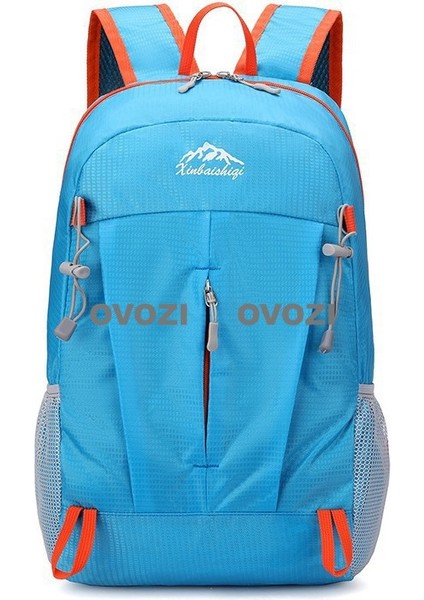Ovozı 44CM Katlanabilir Büyük Kapasiteli Bisiklet Çantası 25L Açık Yürüyüş Dağcılık Çantası Seyahat Eğlence Sırt Çantası (Yurt Dışından)