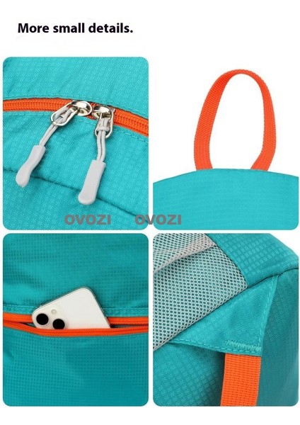 Ovozı 44CM Katlanabilir Büyük Kapasiteli Bisiklet Çantası 25L Açık Yürüyüş Dağcılık Çantası Seyahat Eğlence Sırt Çantası (Yurt Dışından) fırsatları