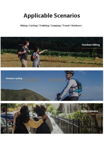 Ovozı 44CM Katlanabilir Büyük Kapasiteli Bisiklet Çantası 25L Açık Yürüyüş Dağcılık Çantası Seyahat Eğlence Sırt Çantası (Yurt Dışından) fırsatları