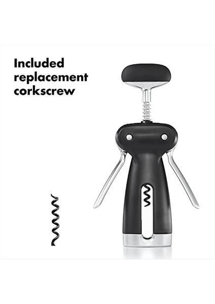 - Good Grips Steel Kanatlı Tirbuşon, Kapsül Kesici, Plastik, Siyah fiyatları