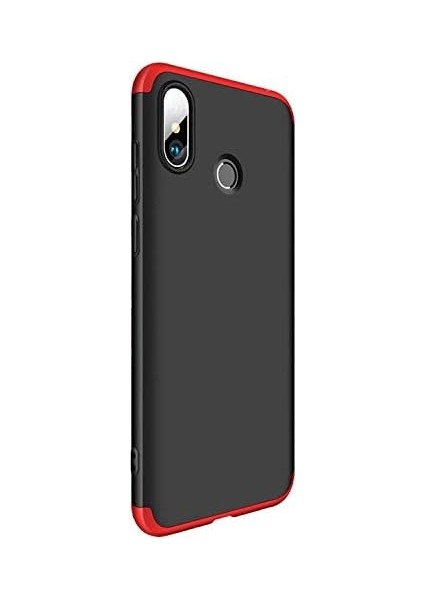 5 Pro Için Kılıf Dip 360 Protective Siyah Kırmızı [ 5 Pro ile Uyumlu Kılıf - Kırmızı] modelleri