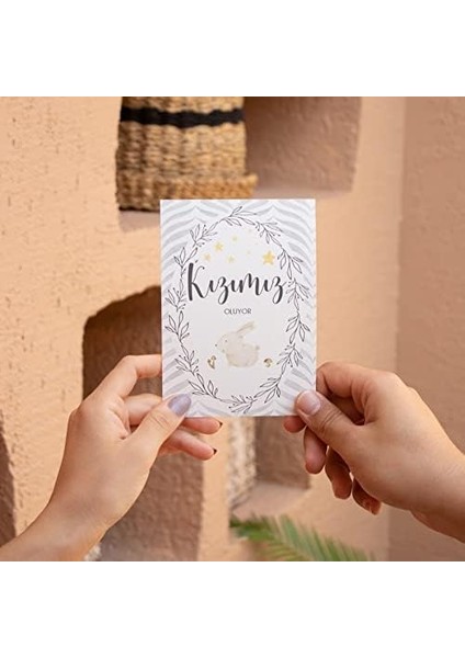 Hamile Anı Kartı - 24 Lü Gebelik Fotoğraf Çekim Kartları - Hamilelik Duyuru Kartları fiyatları