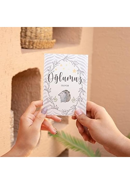 Hamile Anı Kartı - 24 Lü Gebelik Fotoğraf Çekim Kartları - Hamilelik Duyuru Kartları modelleri