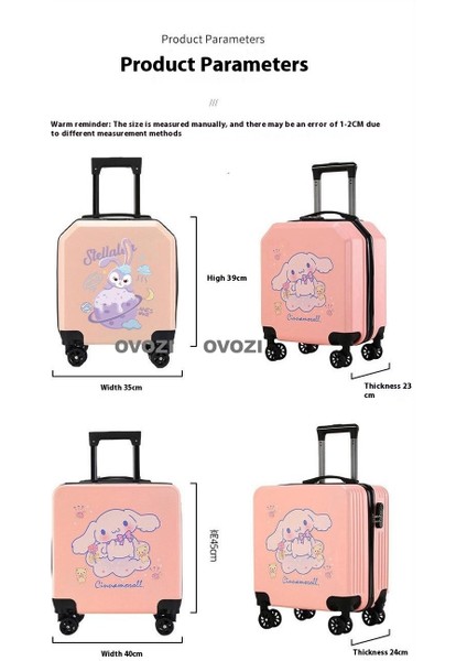 Ovozı 39*35*23CM Çocuk Kombinasyon Bagajı Seyahat Bagajı (Yurt Dışından) indirimleri
