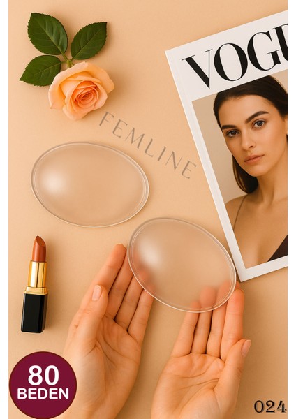 Yapışkanlı Şeffaf Silikon Sütyen – Toparlayıcı Mayo & Bikini Göğüs Pedi