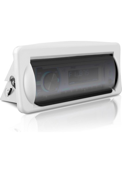 Suya Dayanıklı Deniz Kapak - Renkli Ağır Hizmet Teknesi Radyo Kalkan Açılır Kapı ve Yaylı Açma - Montaj Contası Dahildir - Plmrcw2, Beyaz