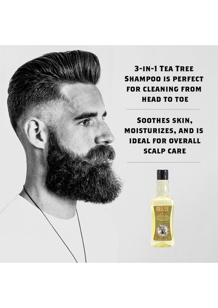 Tea Tree Erkekler Için 3ü1 Arada Şampuan 350 ml fiyatları