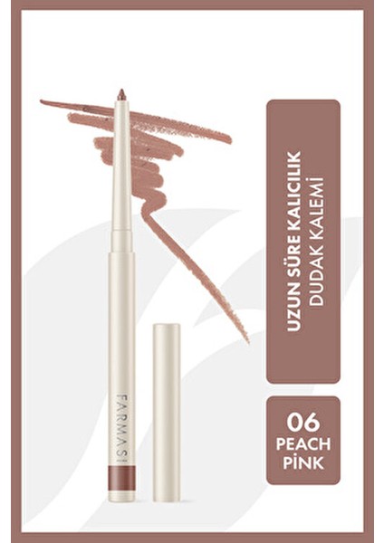 Dudak Kalemi 06 Peach Pink Uzun Süre Kalıcı ve Pürüzsüz Sürüm 1 Adet fırsatları