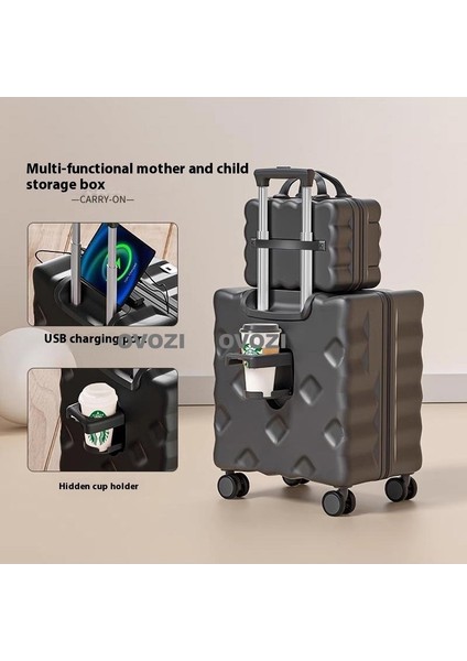 Ovozı 46*40*23CM Çocuk Kombinasyon Bagajı Seyahat Bagajı (Yurt Dışından)