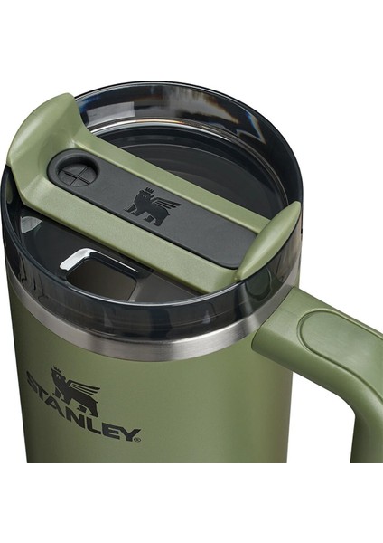 The Quencher H2.O FlowState Tumbler 0.89L 30oz Pipetli Haki Termos.949