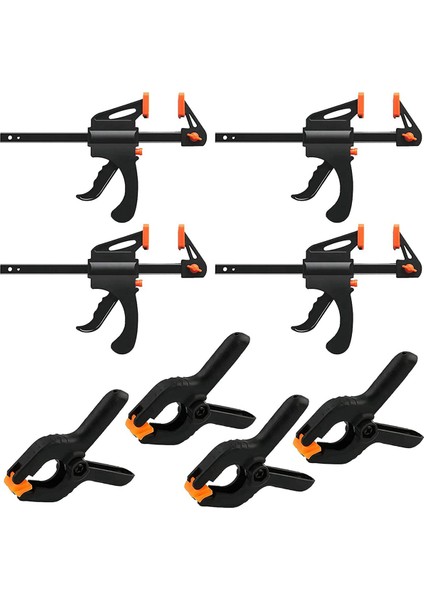 24 Adet F-Kelepçeleri Kelepçe Kiti Hızlı Serbest Bırakma Vidası Kelepçeleri Kelepçeler Kelepçe Kümeleri-Bir El Diy El Alet Kiti (Yurt Dışından) fiyatları