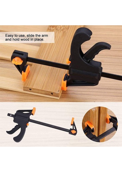 24 Adet F-Kelepçeleri Kelepçe Kiti Hızlı Serbest Bırakma Vidası Kelepçeleri Kelepçeler Kelepçe Kümeleri-Bir El Diy El Alet Kiti (Yurt Dışından) modelleri