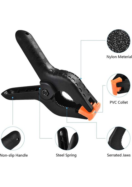 24 Adet F-Kelepçeleri Kelepçe Kiti Hızlı Serbest Bırakma Vidası Kelepçeleri Kelepçeler Kelepçe Kümeleri-Bir El Diy El Alet Kiti (Yurt Dışından) fırsatları