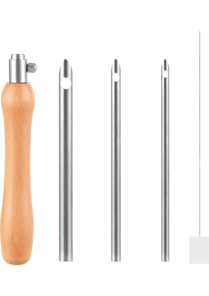 5 Adet Yumruk Iğne Aleti Yumruk Iğne Kiti Metal Yumruk Iğne Punch Iğne Iplik Yumruk Iğne Seti 2 5/3 5/5mm (Yurt Dışından)