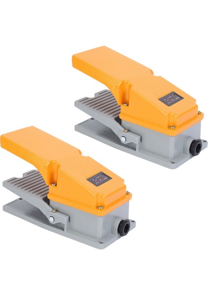 2x Lt4 Ayak Anahtarı Alüminyum Kılıf Treadle Pedal Anahtarı Takım Tezgahı Kontrolü Gümüş Kontağı (Yurt Dışından)