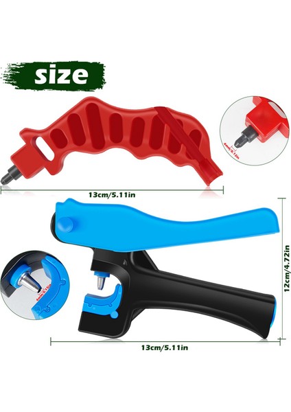 4pcs Bahçe 4mm Kavrama Deliği Puncher Sulama Hortum Dripper Takma Için Yumruk 16/20/25MM Pe Boru Açma Deliği El Aletleri (Yurt Dışından) fırsatları