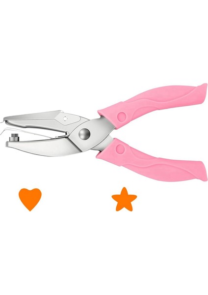 2 Pack El Deli Delin Punch Seti Tek Delikli Yumruk Kalp ve Yıldız Delik Punch Kauçuk Sap 1/4 Inç Metal Delin Yumruğu (Yurt Dışından) fiyatları