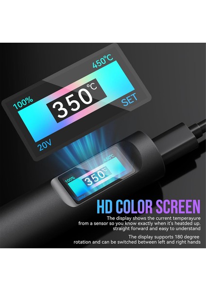 100W Yüksek Güçlü Mini Lehimleme Demir USB Lehimleme Demir Lehimleme Demir Doğru 60-450 ° C Kaynak Kalemi 2s Hızlı Isıtma (Yurt Dışından) indirimleri