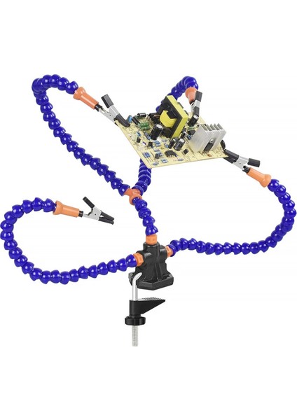 Braket Onarım Aracı ile Ayarlanabilir Pcb Için Klipsli Lehim Istasyonu Braketi Evrensel Kol Dört Pençe Lehimleme Istasyonu (Yurt Dışından) modelleri