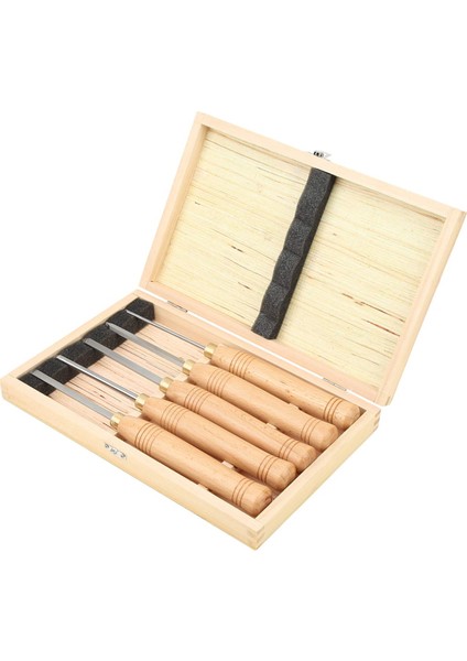 Ahşap Işleme Araçları Torna Seti Ahşap Turnama Araçları Torna Keski Seti 5 Adet Parke Kolları Için Set Yüksek Hızlı Çelik (Yurt Dışından)