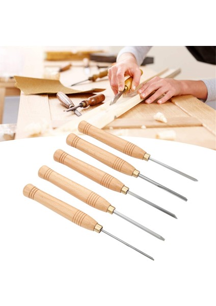Ahşap Işleme Araçları Torna Seti Ahşap Turnama Araçları Torna Keski Seti 5 Adet Parke Kolları Için Set Yüksek Hızlı Çelik (Yurt Dışından) fırsatları