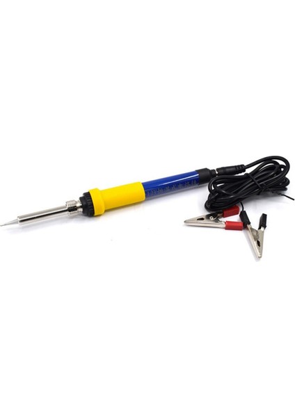 Dc 12V Taşınabilir Lehimleme Demir Düşük Voltajlı Araç Pil 60W Kaynak Yeniden Yeniden Işleme Aletleri Aligator Cılp ile (Yurt Dışından)