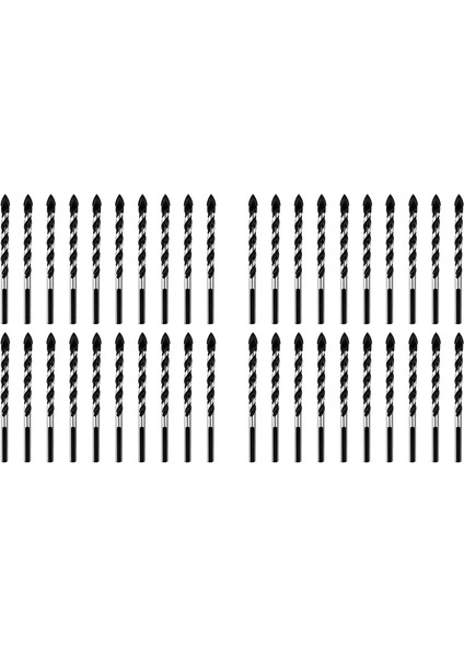 4x Çok Amaçlı Matkap Bitleri 10 Parçalı 6mm Çok Malzemeli Matkap Biti Fayans Cam Beton Tuğla Ahşap (Yurt Dışından)