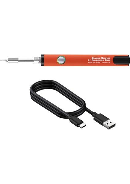 510 Iplik Mini Lehimleme Demir Kiti 3 Şaraplı Ayarlanabilir Voltaj Havalandırma Demir Ipucu 650MAH USB Şarj Edilebilir Turuncu (Yurt Dışından) fiyatları
