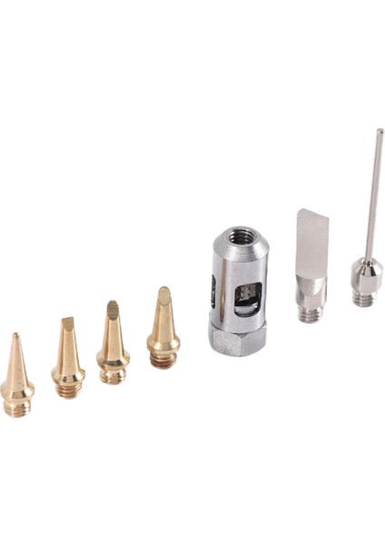 6 Pcs Flame Bütan Gaz Lehimleri Uçları+Meme Bütan Gazı Lehim MT-100 HT-1937 Bütan Gazı Lehimleme Demir Kiti Kaynak Set Teşhal Kalem Araçları Lehim Için (Yurt Dışından) modelleri