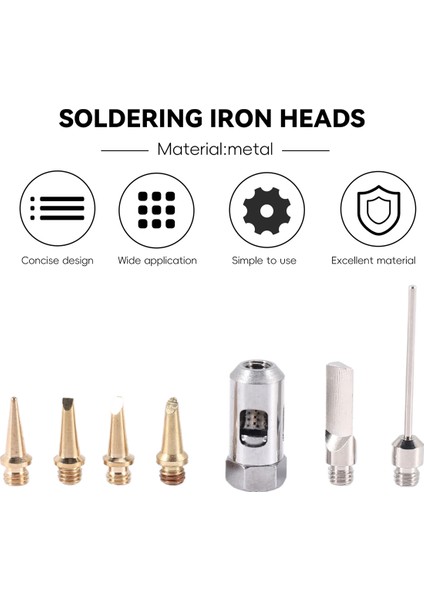 6 Pcs Flame Bütan Gaz Lehimleri Uçları+Meme Bütan Gazı Lehim MT-100 HT-1937 Bütan Gazı Lehimleme Demir Kiti Kaynak Set Teşhal Kalem Araçları Lehim Için (Yurt Dışından) fırsatları