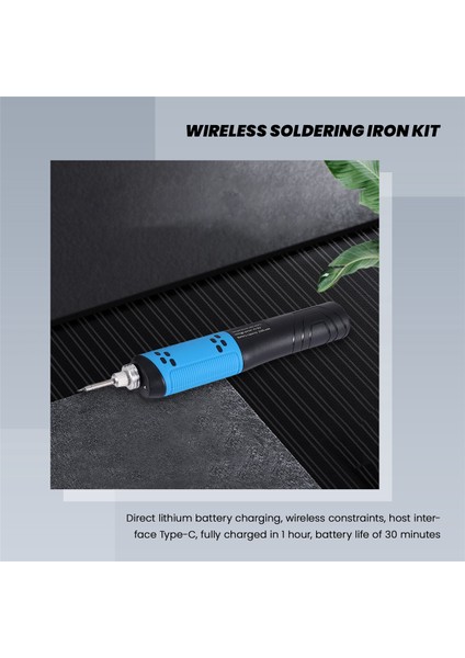 Kablosuz USB Lehimleme Demir Seti Ayarlanabilir Sıcaklık Onarım Kaynak Aracı Profesyonel Dijital Ekran Kaynak Aracı (Yurt Dışından) indirimleri