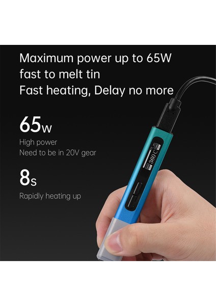 RGS65 GD300 Elektrikli Lehimleme Demir Pd 65W Taşınabilir Onarım Kaynak Aracı Lehim Yeniden Yeniden Işleme Istasyonu Lehim Demir Uçları (Yurt Dışından) fırsatları