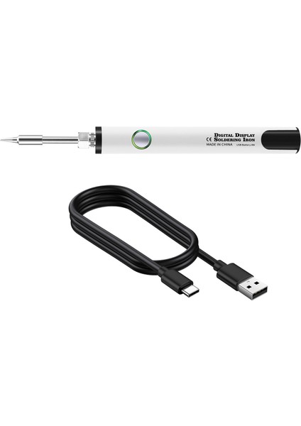 510 Iplik Mini Lehimleme Demir Kiti 3 Şaraplı Ayarlanabilir Voltaj Havalandırma Demir Ipucu 650MAH USB Şarj Edilebilir Beyaz (Yurt Dışından) fiyatları